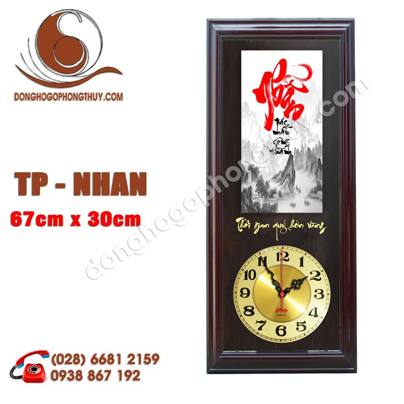 Đồng hồ thư pháp chữ nhẫn