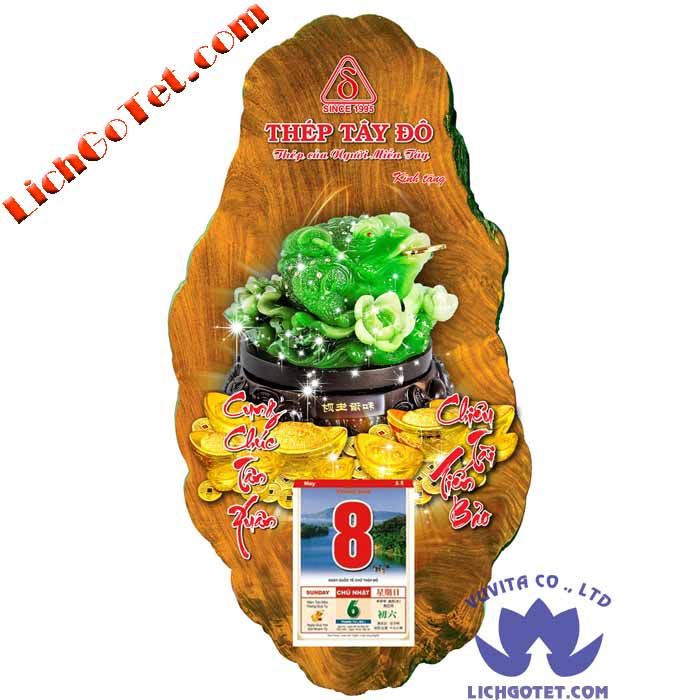 in lịch Tết ngành sản xuất sắt thép