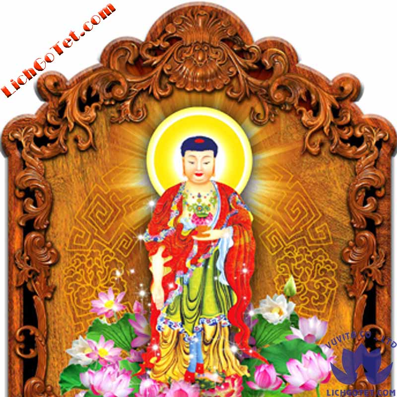 Lịch Tết Phật A Di Đà Tiếp Dẫn