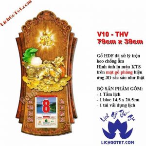 Lịch Phong Thủy Tỳ Hưu Vàng