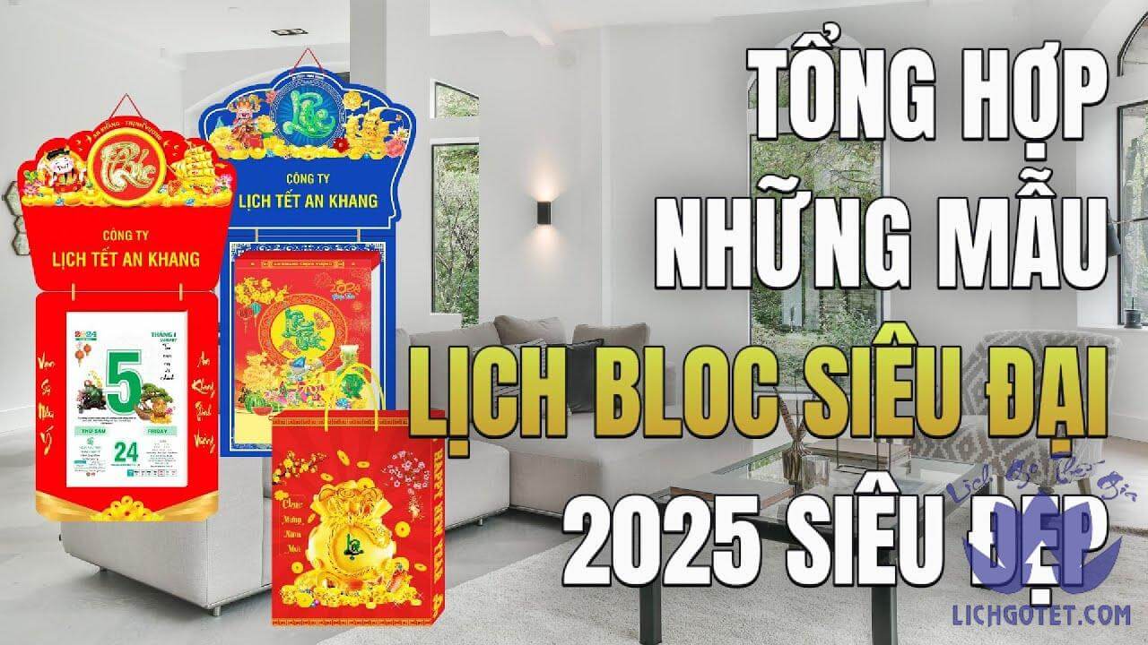 Bảng giá Top 15+ mẫu in lịch Bloc Tết 2025 tốt nhất