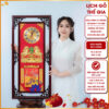 Lịch đồng hồ Song Mã Tài Lộc treo tại phòng làm việc có tác dụng phong thủy mạnh mẽ
