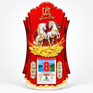 Lịch Treo Tường Mã Phi Lộc Thịnh Tài: Quà Tặng Sang, Xịn, Ý Nghĩa