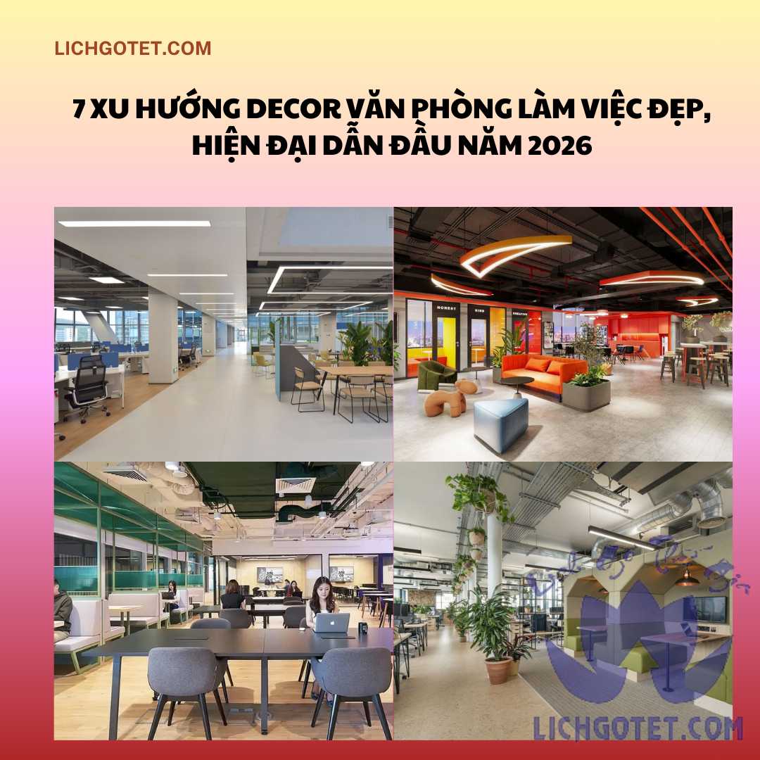 TOP 7+ xu hướng decor văn phòng làm việc đẹp, hiện đại
