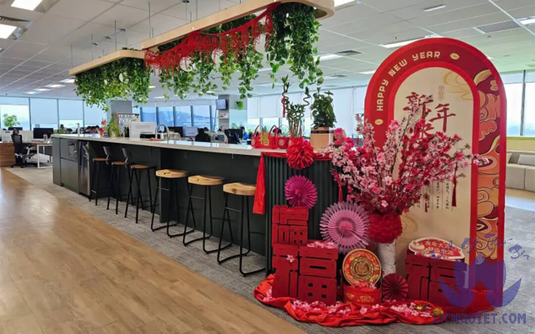 Top 9 Ý Tưởng Trang Trí Tết Văn Phòng Đẹp, Mới Nhất