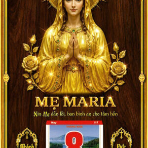 [HOT] Lịch Tết Công Giáo 2027 - Lịch Gỗ Tranh In Tráng Gương Mẫu Mới Cao Cấp