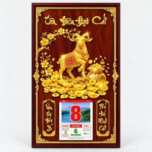 [HOT] Lịch Gỗ Tranh In Tráng Gương Tân Niên Đại Cát 100+ Mẫu Mới Độc Đáo 2027